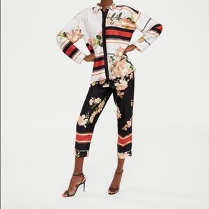 NEW Zara Floral Pants